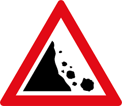 Danger Of Falling Rocks Ahead
