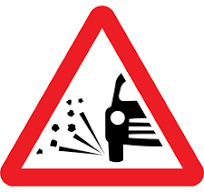 Loose Road Surface Ahead