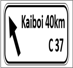 Non-Trunk-Road-Direction-Sign