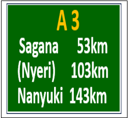 Route-Confirmatory-Sign
