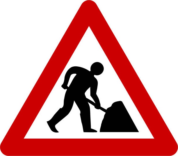 Road Works Ahead