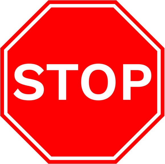 Stop Sign Or Halt Sign