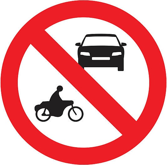 No Entry For Power Driven Vehicles