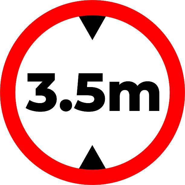 No Entry For Vehicles Exceeding The Height Shown