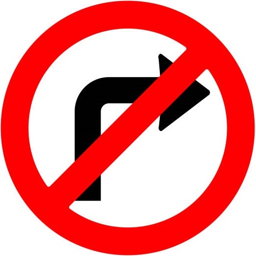 No Left Turn