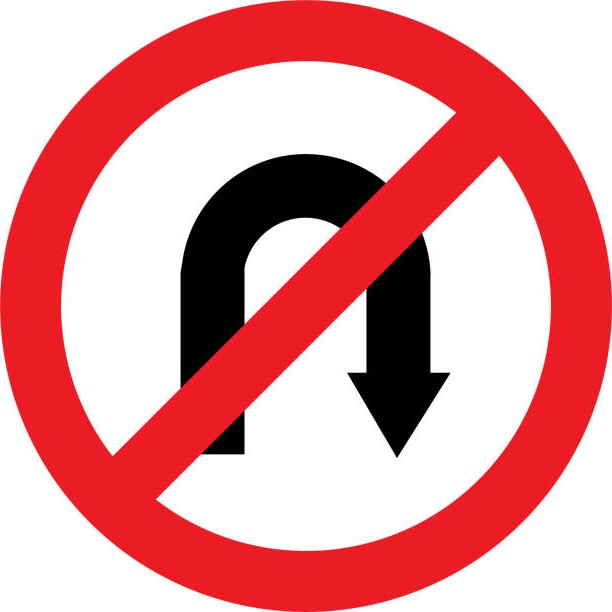No U-turn