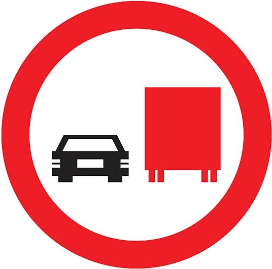 No Overtaking For Lorries