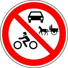 No Entry For Both Power And Animal Driven Vehicles