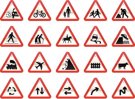 Warning Road Signs Explained