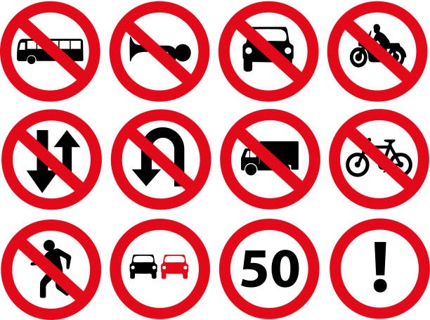 Prohibitory Road Signs Explained