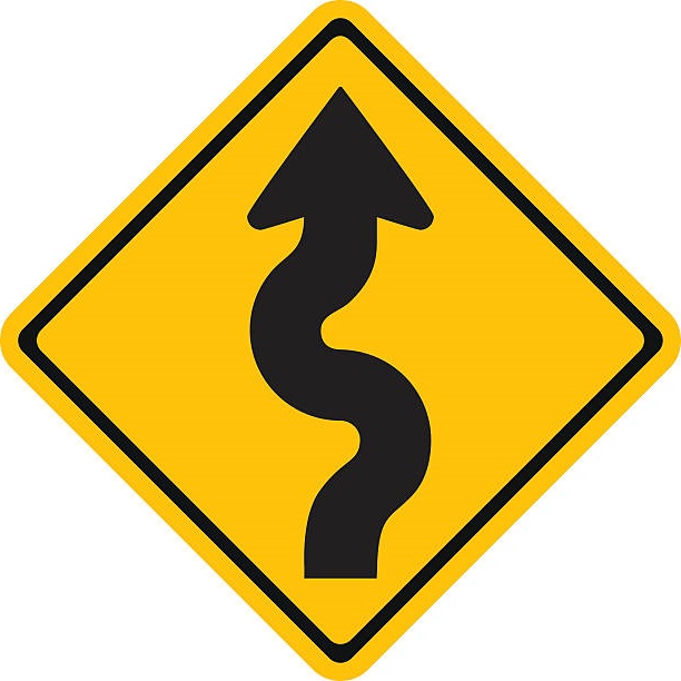 Winding Road Right Ahead