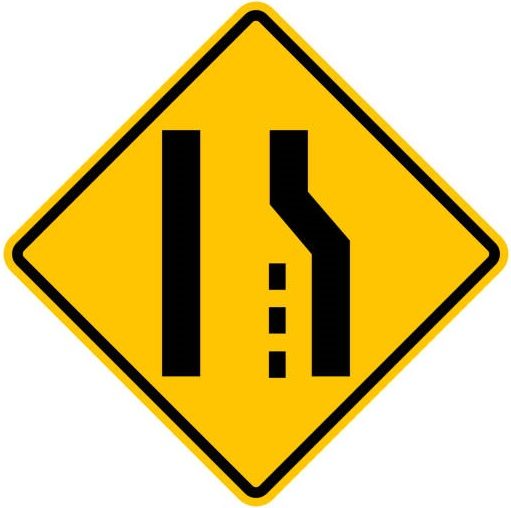 Right Lane Ends Ahead