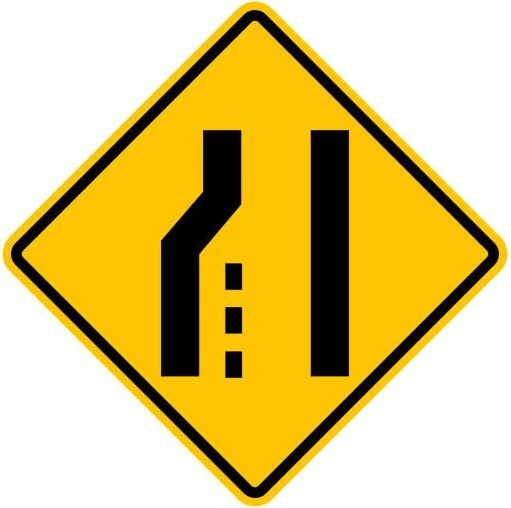 Left Lane Ends Ahead