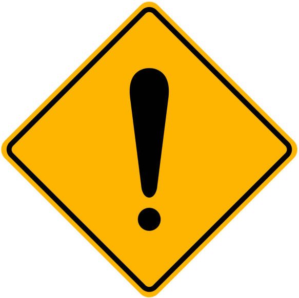 Danger Or Hazard Ahead