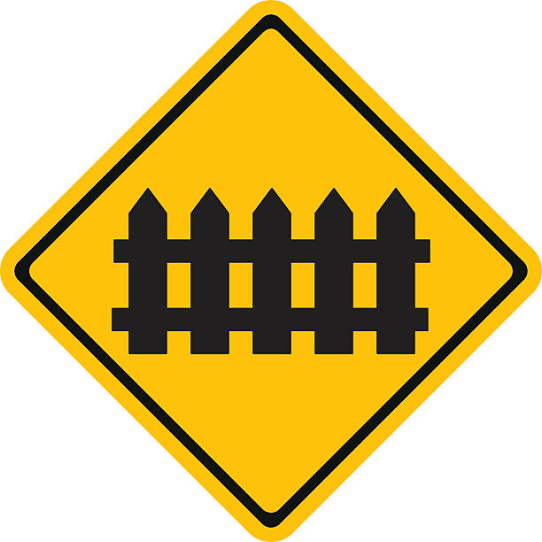 Railway Crossing With Gates Ahead