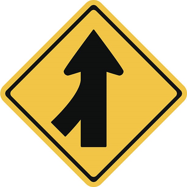Merging Traffic From The Left Ahead