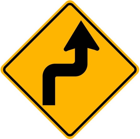 Right Reverse Turn Ahead