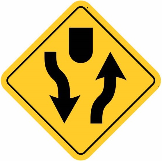 Divided Highway Ahead