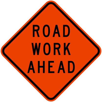 Road Work Ahead
